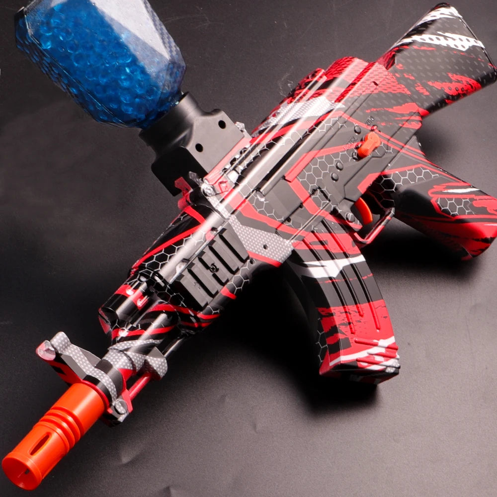 High-Speed AK Electric Ball Blaster - Fun for Kids and Adults, Rechargeable - Ideal for Outdoor Game Parties（No water bombs）
