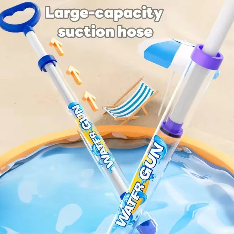 Summer Fireworks Water Gun Toy Pull-out Water Gun Beach play water multiplayer play water games suitable gift for children's day