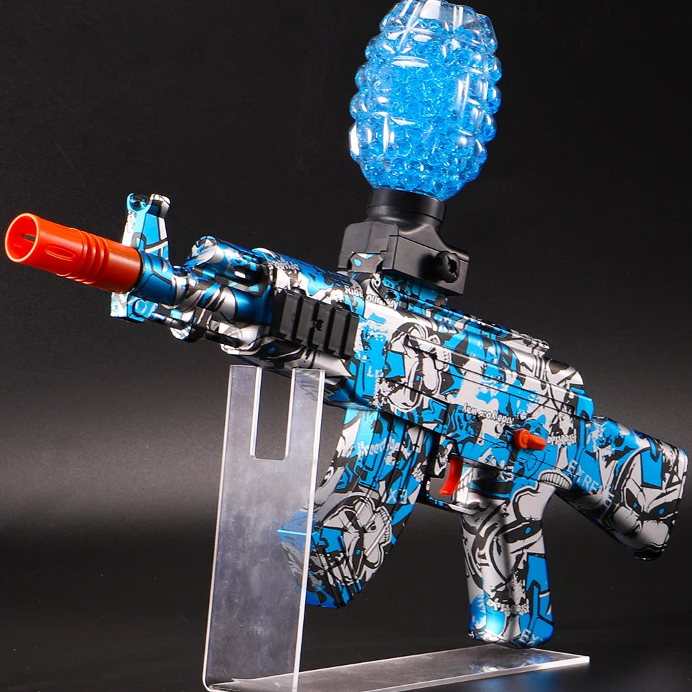 High-Speed AK Electric Ball Blaster - Fun for Kids and Adults, Rechargeable - Ideal for Outdoor Game Parties（No water bombs）