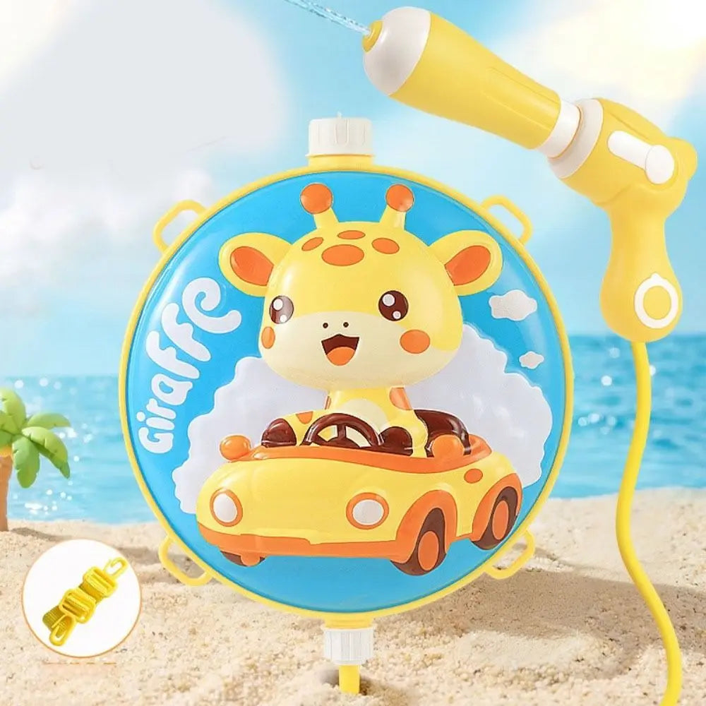 Pull Type Children Backpack Water Spray Toy Powerful Range Large Capacity Long-range Water Battle Props Easy To Fill