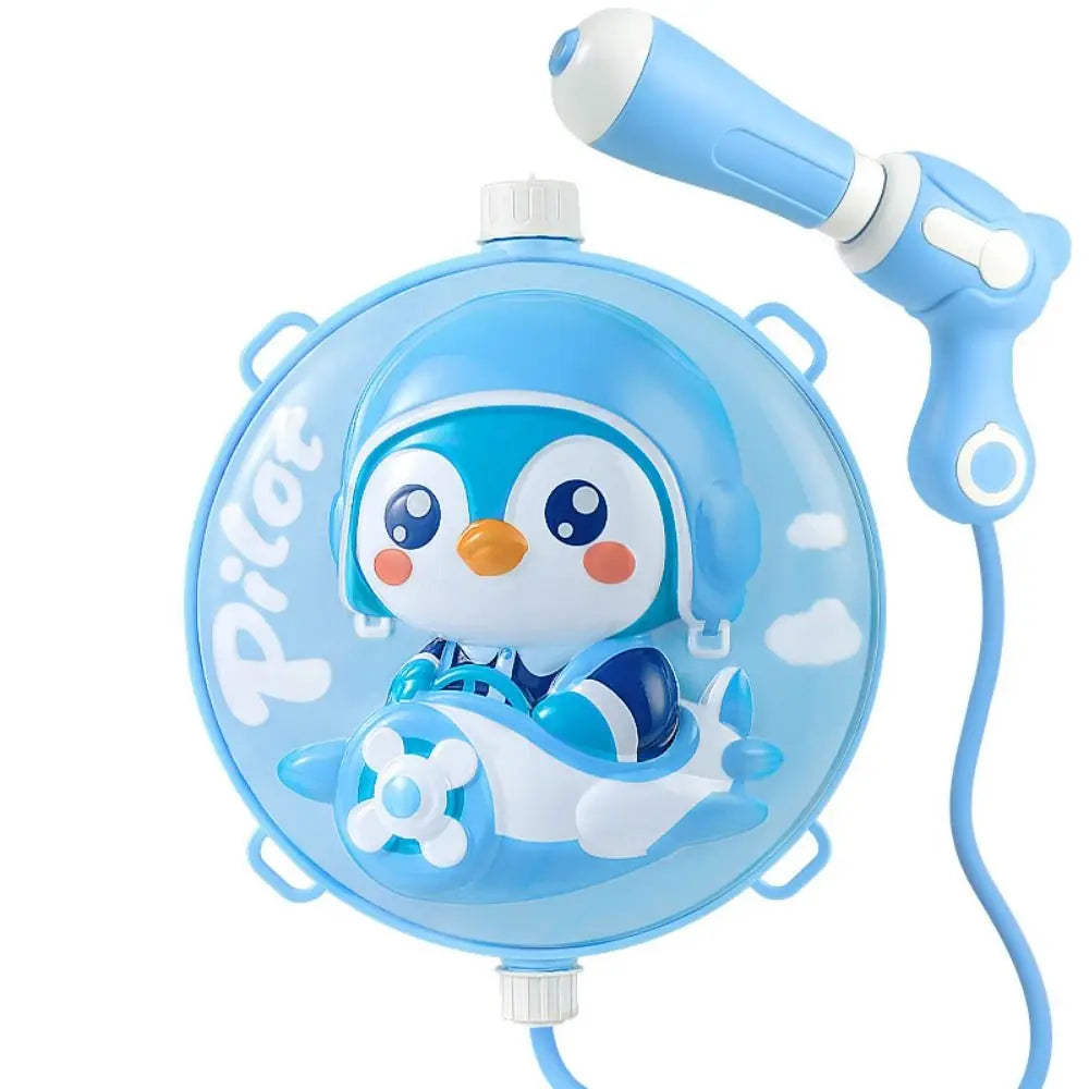 Pull Type Children Backpack Water Spray Toy Powerful Range Large Capacity Long-range Water Battle Props Easy To Fill