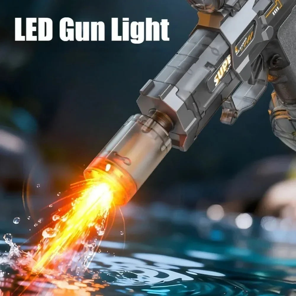 Electric Water Gun Automatic Continuous Shooting Water Blaster Summer Outdoor Beach Pool Water Fight Toy for Kids Adults