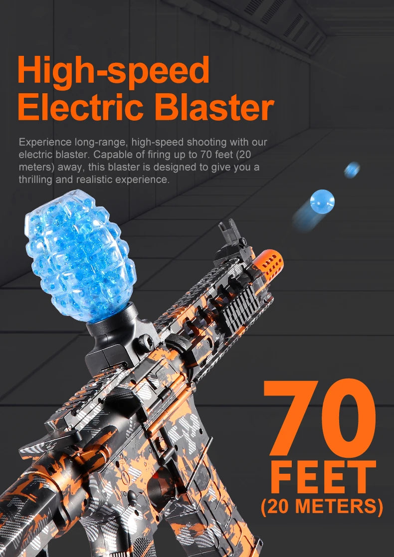 M416 Electric  Blaster Gun Toys, Rechargeable, Automatic Outdoor Toys for Team Activities, Perfect Gift(Bullets Excluded)