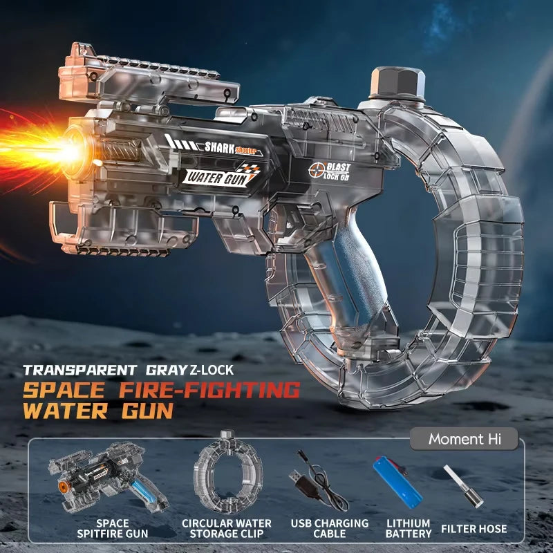 TK HOT! Electric Water Guns for Adults Powerful Squirt Automatic Water Blasters Summer Outdoor Beach Toy Compatible