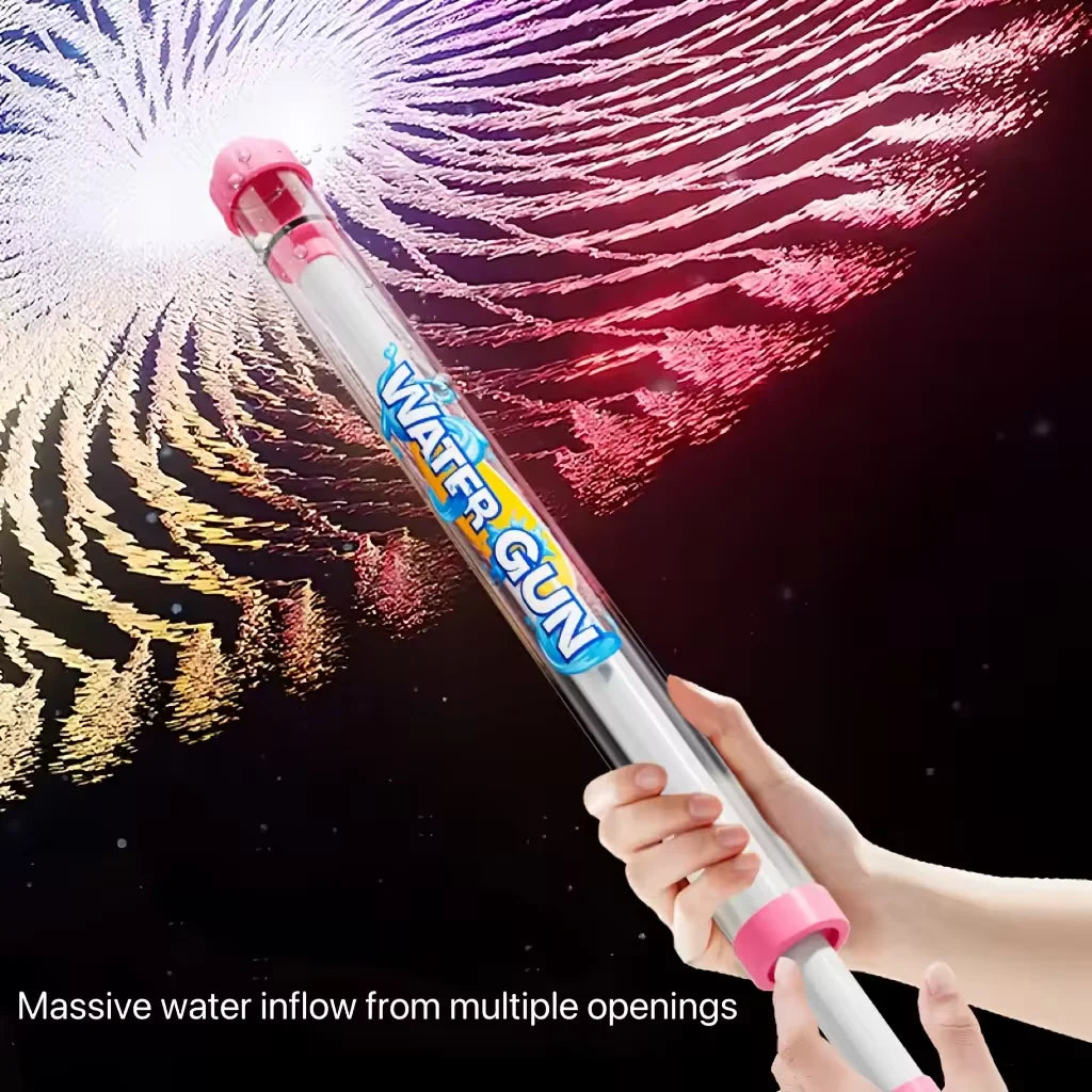 Summer Fireworks Water Gun Toy Pull-out Water Gun Beach play water multiplayer play water games suitable gift for children's day