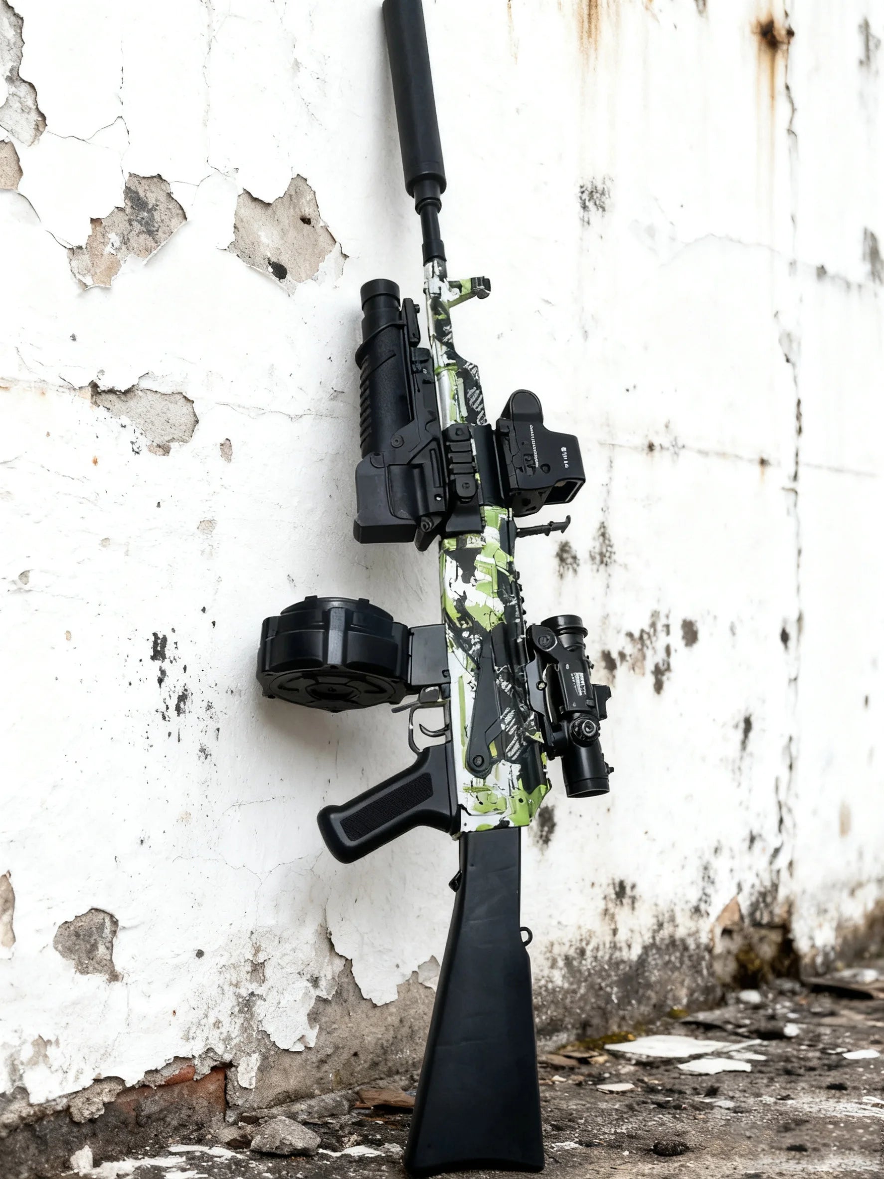 AK47 Style Gel Blaster Gun - Full Auto Electric Gel Ball Blaster Toy for Outdoor Team Shooting Games | Cool Birthday Gifts