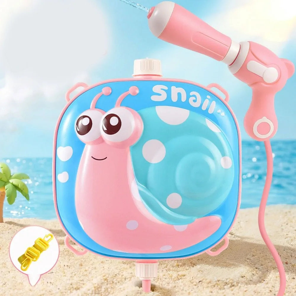Pull Type Children Backpack Water Spray Toy Powerful Range Large Capacity Long-range Water Battle Props Easy To Fill