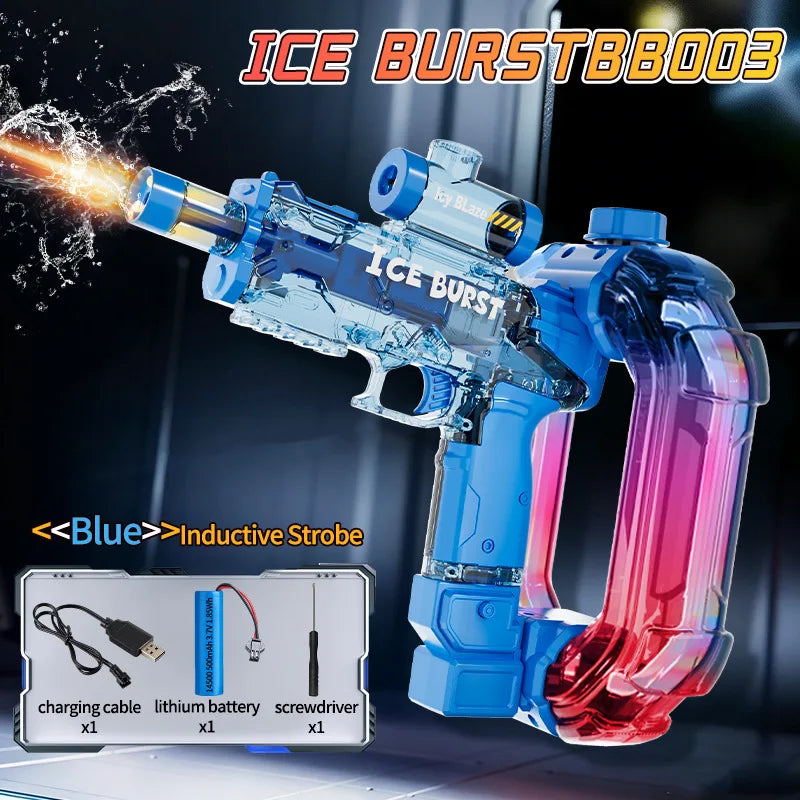 New Electric Water Gun Powerful Squirt Automatic Water Blasters Summer Outdoor Beach Toy for Kids Gift