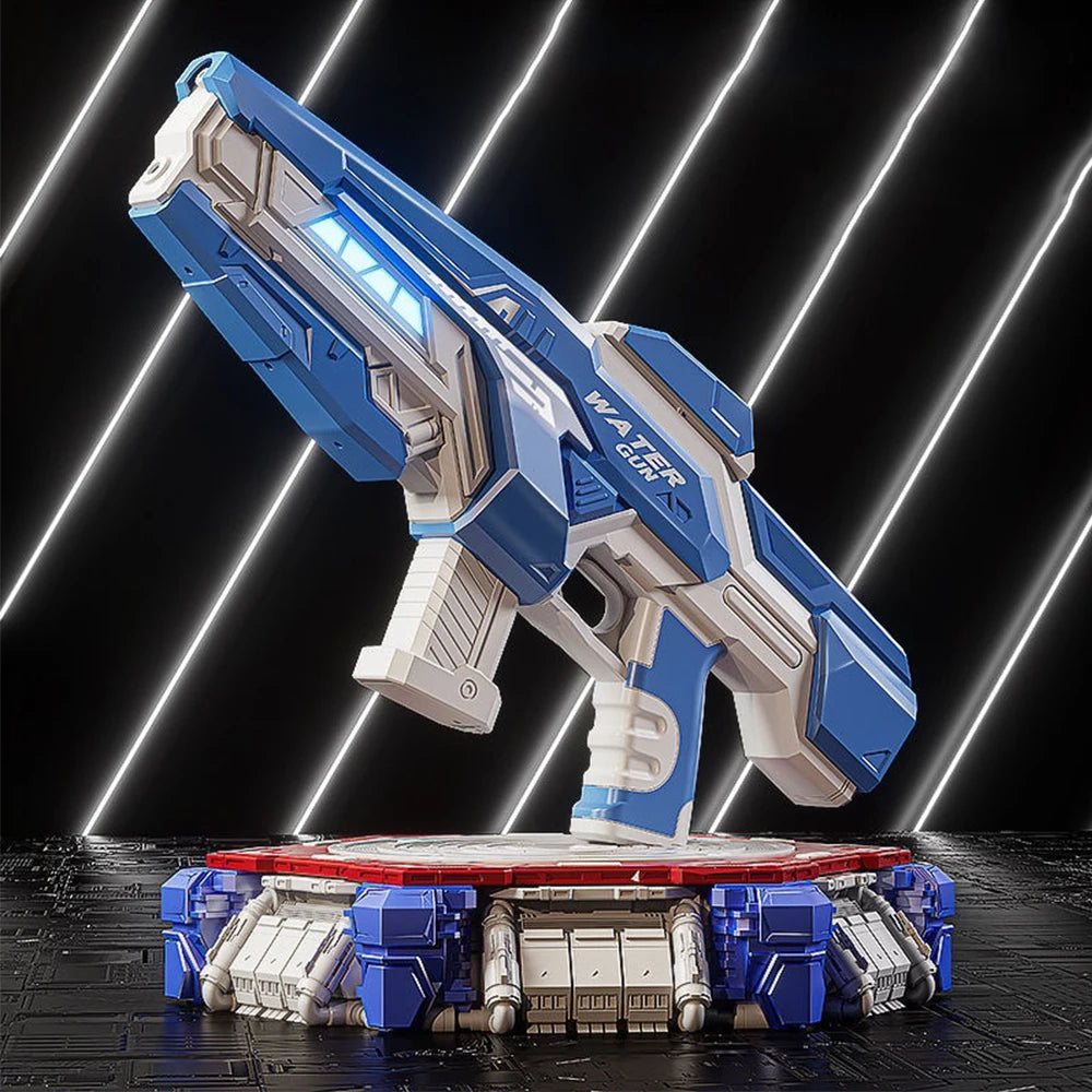 Electric Continuous-Fire Water Gun Toy High-Pressure Long-Range Automatic Water-Suction Spray Gun For Outdoor Children Pool Toys