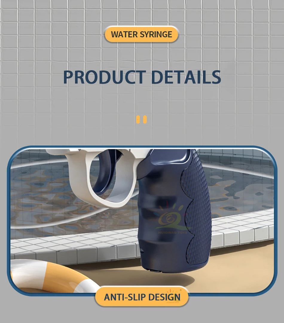 Revolver Electric Automatic Water Gun Backpack Pistol Firing Waters Fight Summer Outdoor Beach Swimming Pool Shooting Game Toys