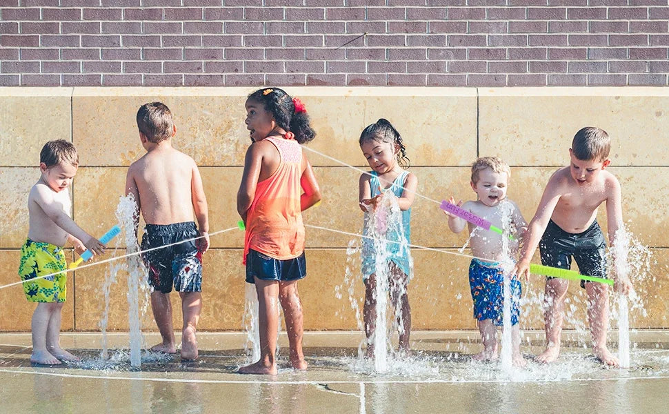 3Packs Water Gun for Kids Summer Foam Watergun Toys Water Squirter Soaker Blaster Outdoor Swimming Pool Beach Games Toys