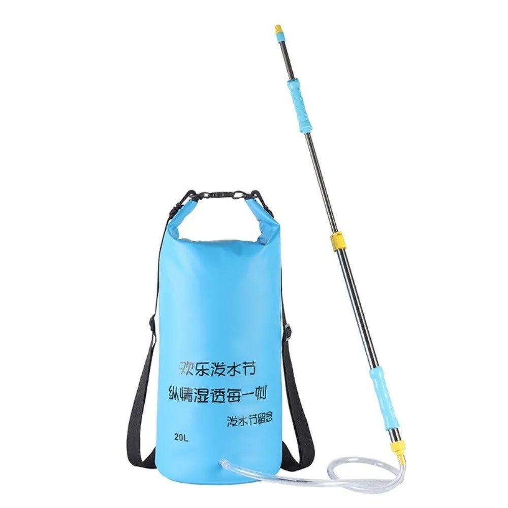 Backpack Style Water Shooter Large Capacity Stainless Steel Foam Sprayer High Pressure Outdoor Design Water Fight Artifact