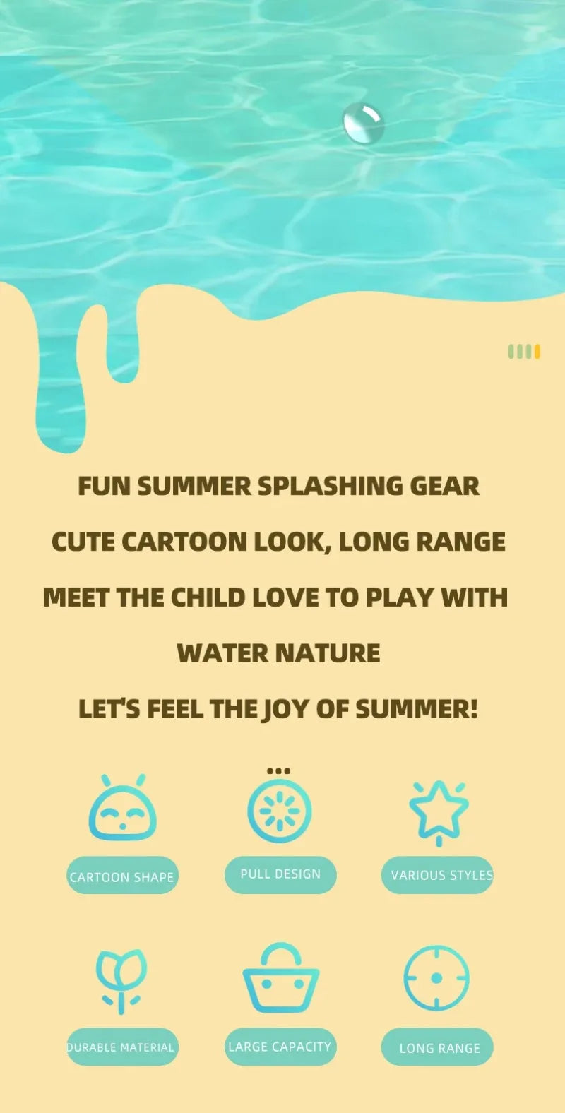 Children Backpack water gun Toys Summer Outdoor Beach Pool Garden Fight Games Kids Water fight Watergun outing toy Gifts