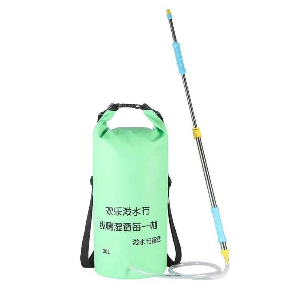 Backpack Style Water Shooter Large Capacity Stainless Steel Foam Sprayer High Pressure Outdoor Design Water Fight Artifact