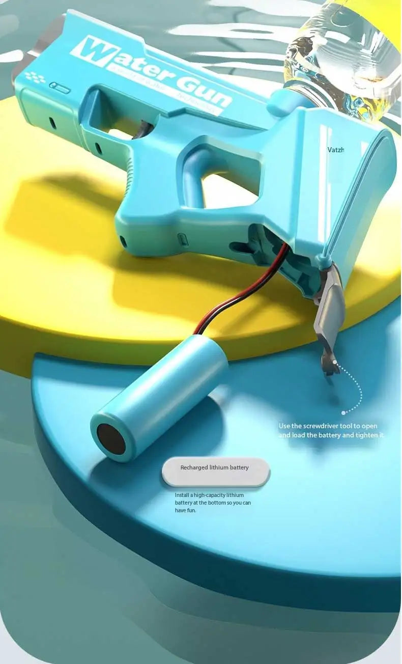 Electric Water Guns For Adults Powerful Squirt Automatic Water Suction Water Blasters Summer Outdoor Beach Toy For Boys Kid Gift