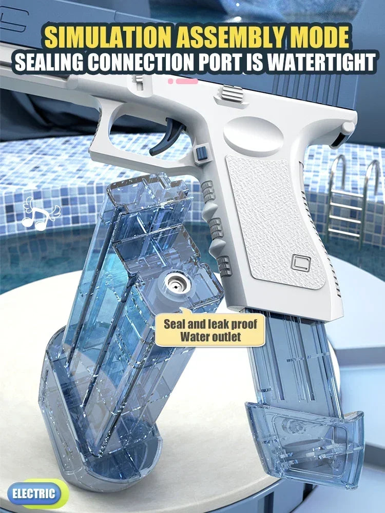Electric Water Gun Toys Bursts Children's High-pressure Strong Charging Energy Water Automatic Water Spray Children's Toy Guns