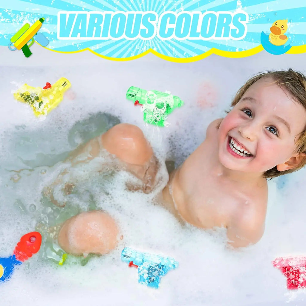 50-200 Pack Mini Water Gun for Boys and Girls Colorful Water Squirt Guns Small Toy Gun Plastic Pistol for Beach Water Park