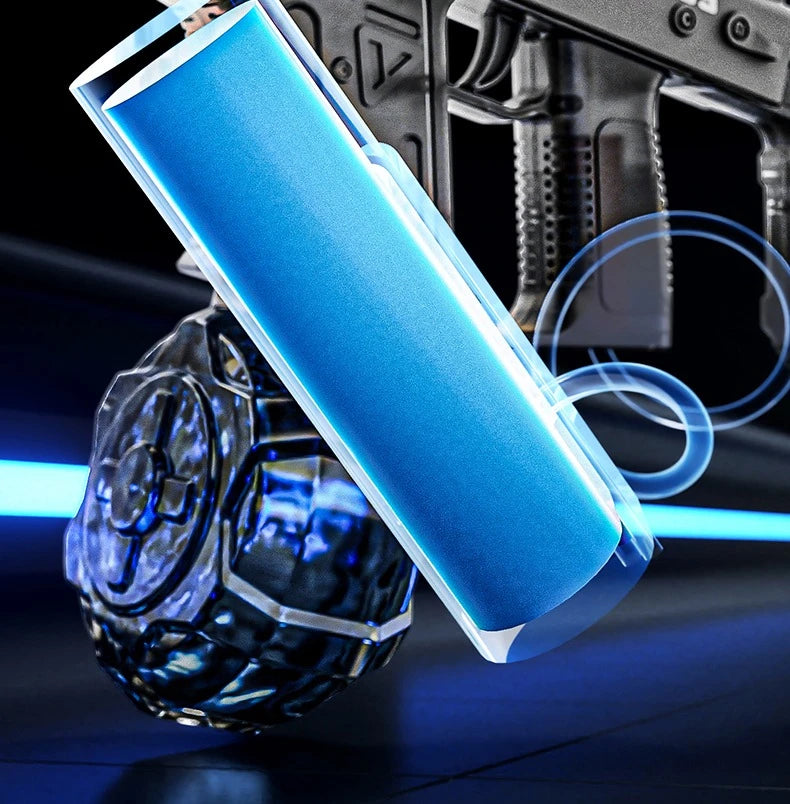 Electric Continuous Water Gun with Light Flame Effect Long Range Water Gun The Water-Sprinkling Festival Water Gun Kids Gifts
