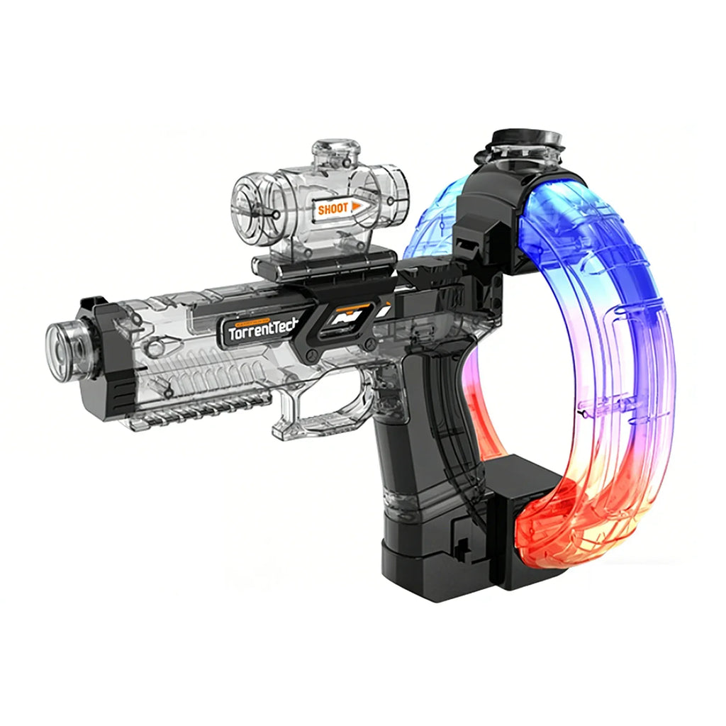 Children Automatic Squirt Blaster Toy 800ml Water Tank Squirt Gun Christmas Birthday Gifts for Children and Adult