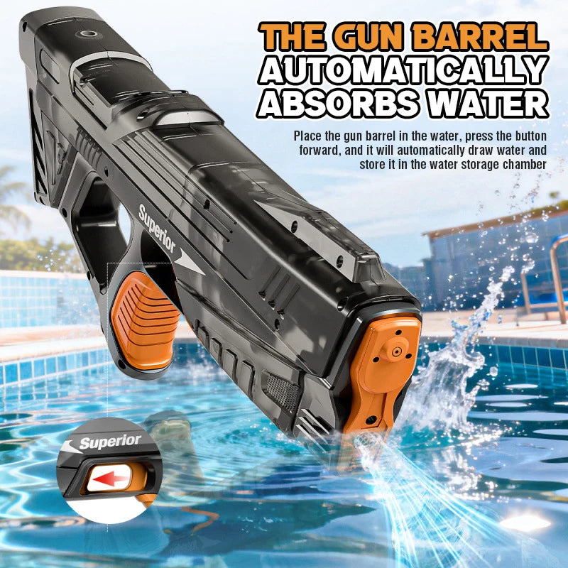 Electric Water Guns For Adults Powerful Spray Automatic Water Suction Water Blasters Outdoor Party Beach Toy For boys Kid Gifts