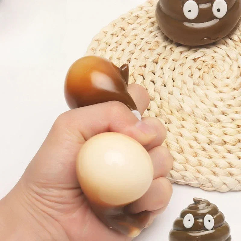 Stress Reducing Toys Squishy Balls Stress Reducing Gadgets Sticky Ball Poop Quirky Toys Stress Reducing Toys