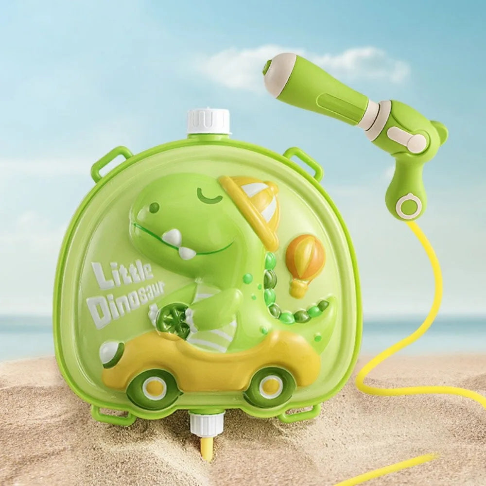Pull Type Children Backpack Water Spray Toy Powerful Range Large Capacity Long-range Water Battle Props Easy To Fill
