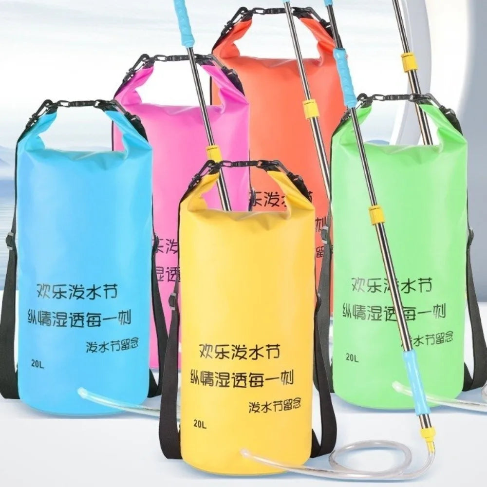 Backpack Style Water Shooter Large Capacity Stainless Steel Foam Sprayer High Pressure Outdoor Design Water Fight Artifact