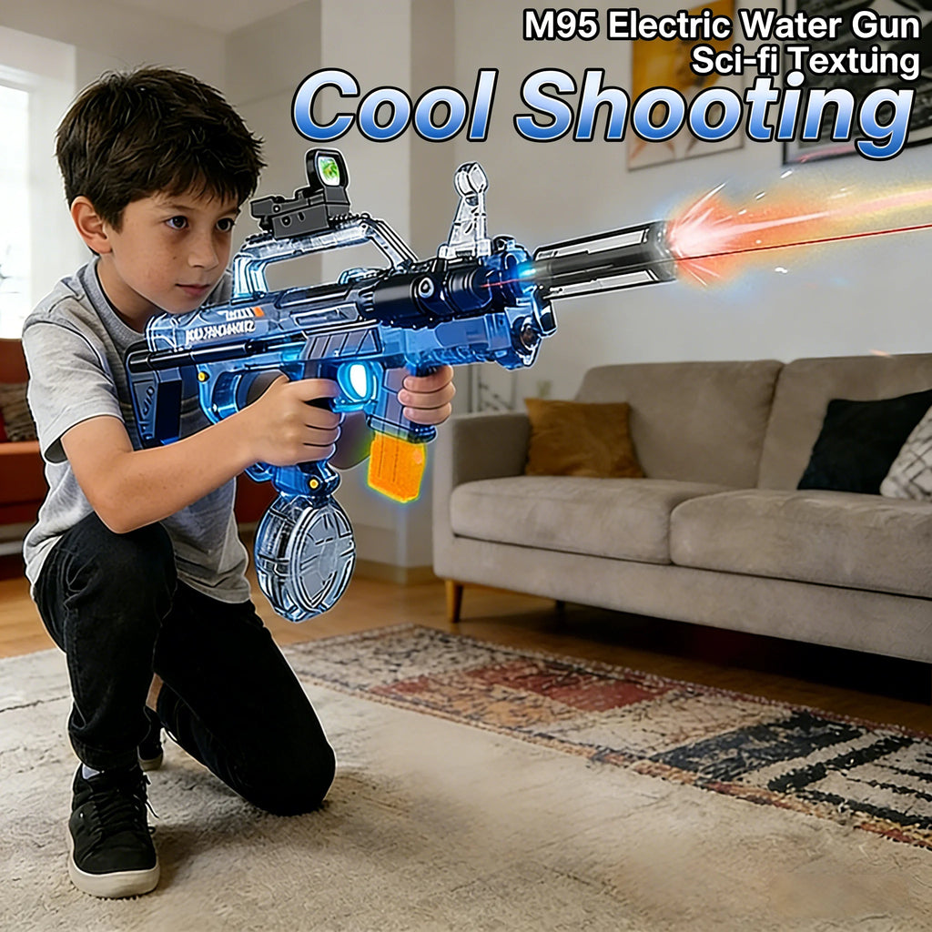 Electric Water Gun MK3 M95 Powerful Automatic Water Blaster High Pressure Squirt Gun Summer Beach Pool Outdoor Toy Gift for Kids