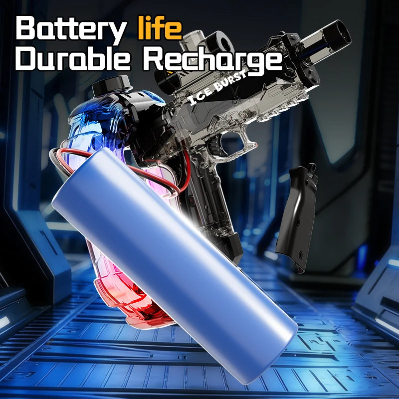 Electric Water Gun with Long Battery Automatic Water Blaster  for Summer Beach Pool Outdoor Party Games Ideal Children Gift