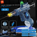 KAVOWORLD Transparent High Pressure Electric Water Blaster High Capacity Rechargeable Water Gun Toy for Kids Beach Pool Party