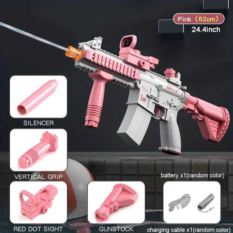 Automatic Summer Electric Toy Water Gun Large-capacity Water Gun Beach Outdoor Water Fight Swimming Pool Toys Gifts
