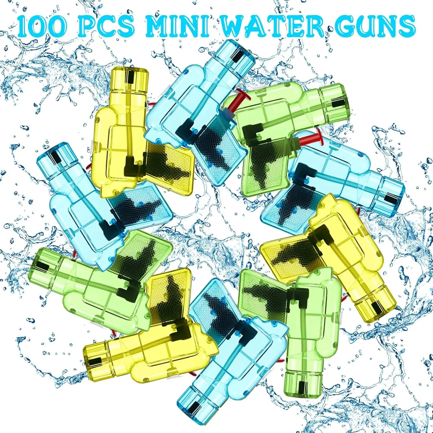 50-200 Pack Mini Water Gun for Boys and Girls Colorful Water Squirt Guns Small Toy Gun Plastic Pistol for Beach Water Park