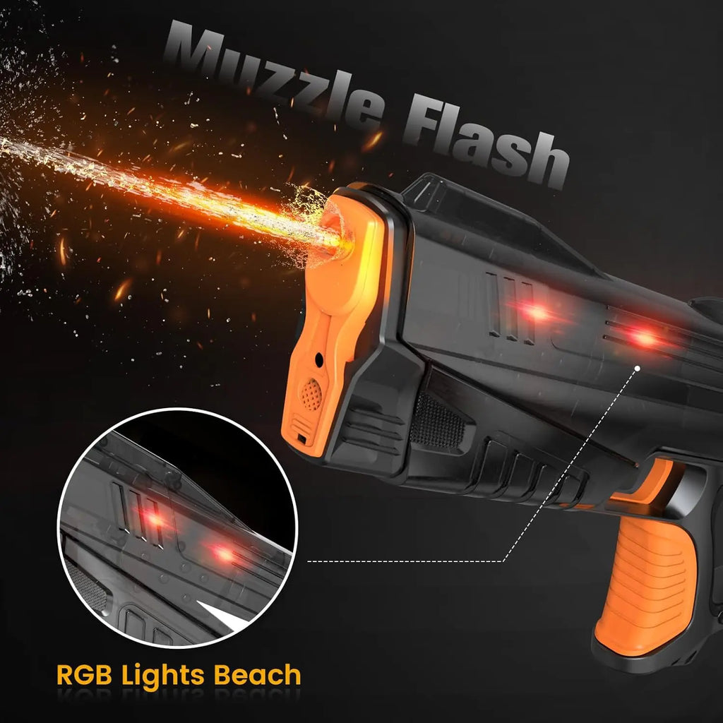 Electric Water Gun Toys Auto Suction Water Guns for Adults Squirt Guns Battery Powered Automatic Water Blasts Party Toy