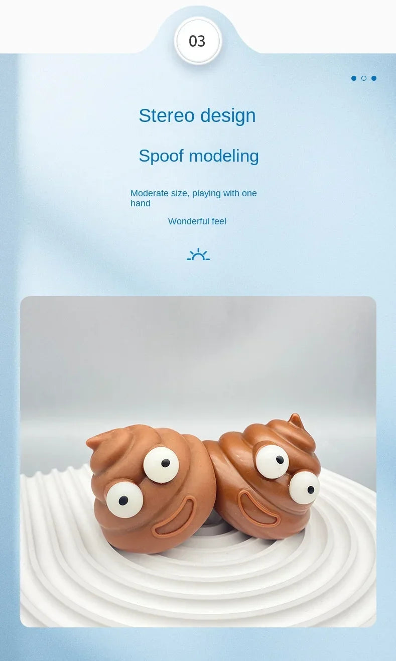 Stress Reducing Toys Squishy Balls Stress Reducing Gadgets Sticky Ball Poop Quirky Toys Stress Reducing Toys