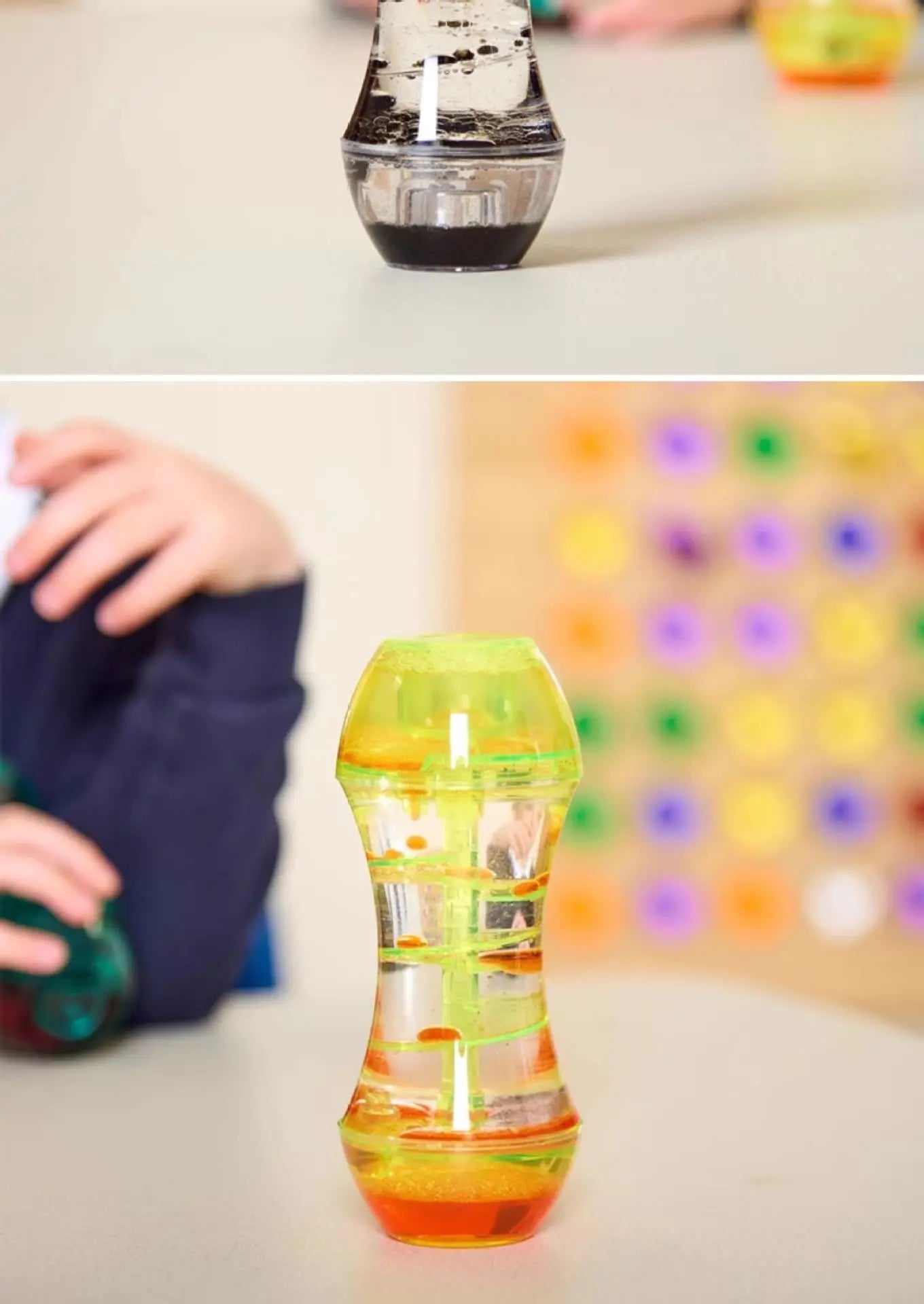 Stress Relief Toys, Emotional Learning Resources, Children's Liquid Motion Stress Relief Toys, Special Needs Developmental Toys, Oil Drop Stress-Relief Desktop Crafts, Christmas Campus Children's Gifts