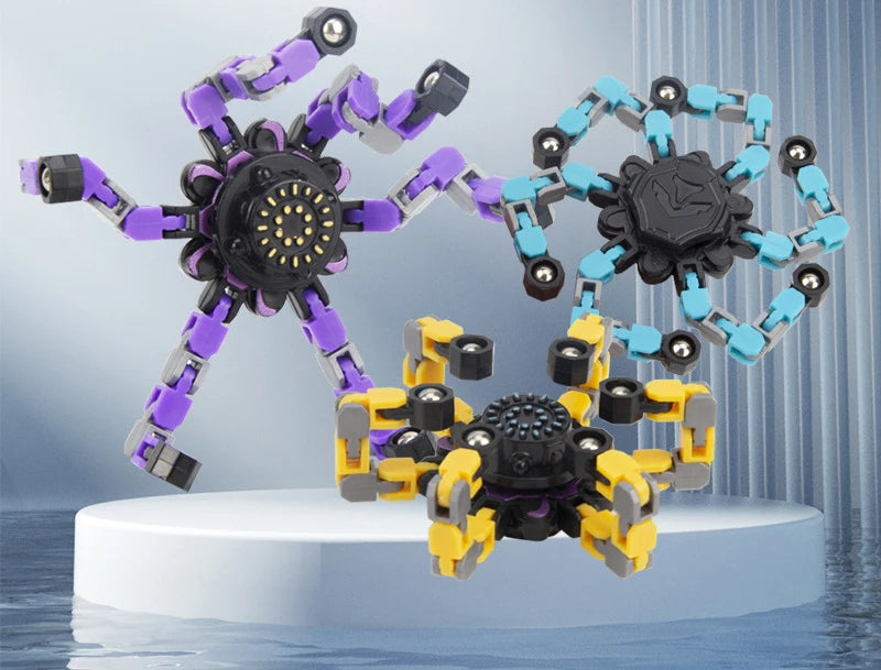 Deformed Fidget Spinner Chain Toys For Resistance Hand Spinner Vent Toys Adult Gift