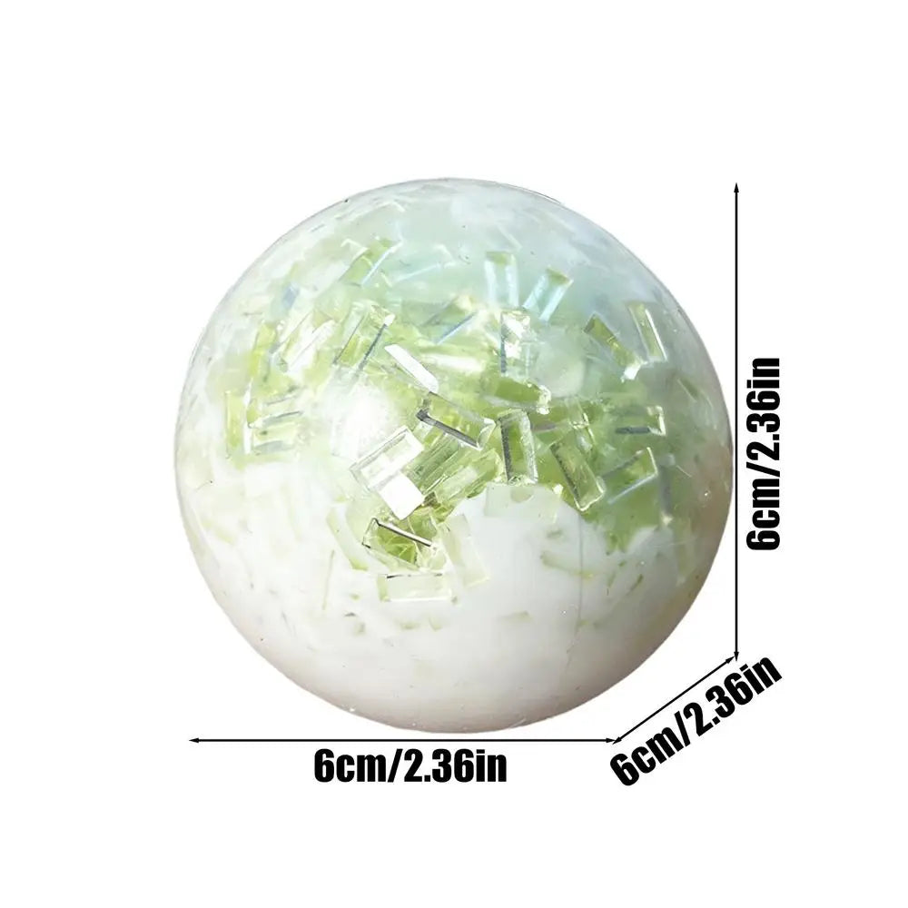 Crunchy Stress Ball Stress Relief Noisy Squeeze Toys for Kids Teens Adults Students Travelers Studying Working Travel