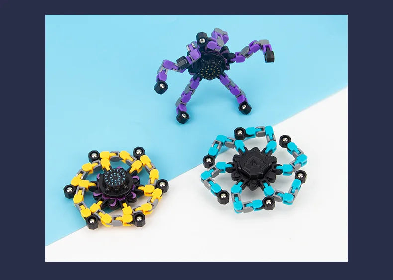 Deformed Fidget Spinner Chain Toys For Resistance Hand Spinner Vent Toys Adult Gift