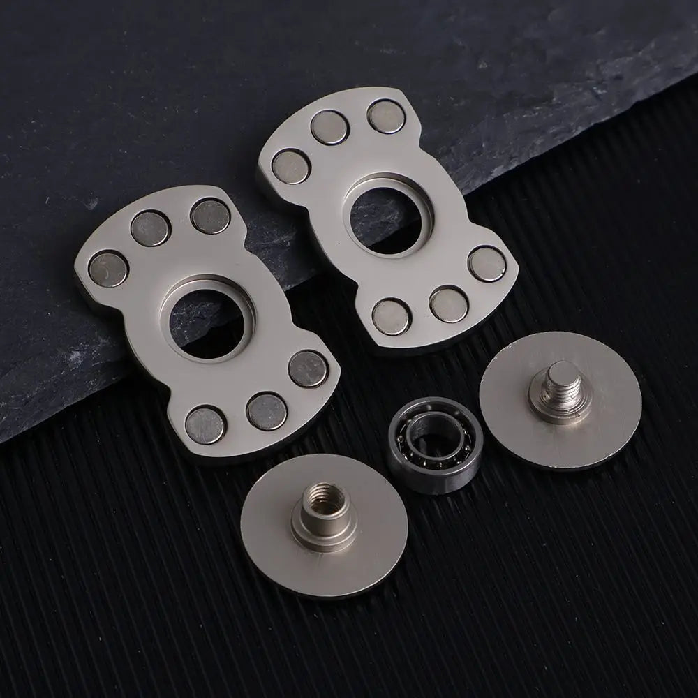 Zinc alloy fidget spinner stress relief anxiety daily carry fidget spinner toy suitable for boys and educational toy