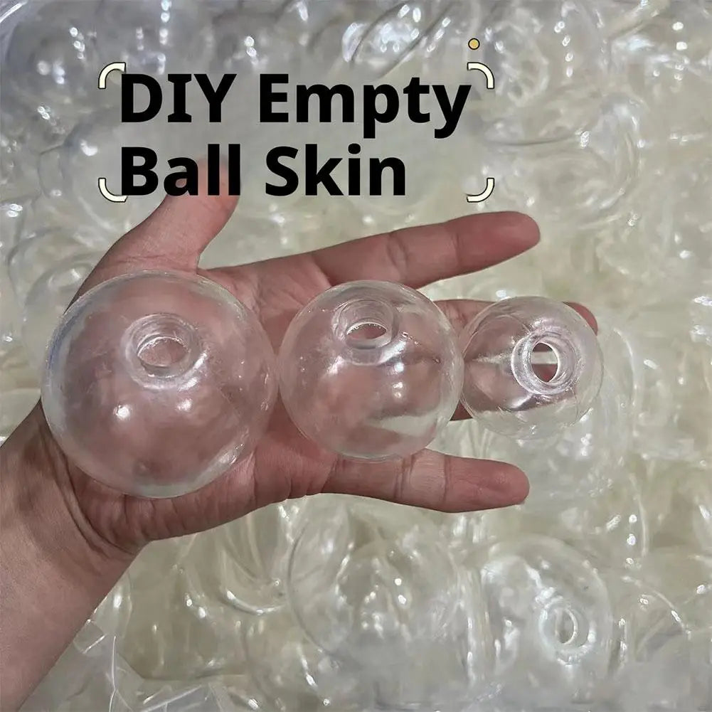 Stress Relief Toys 10pcs Diy Stress Ball Making Kit Tpr Skins Fillers for Personalized Squeeze Anxiety Relief