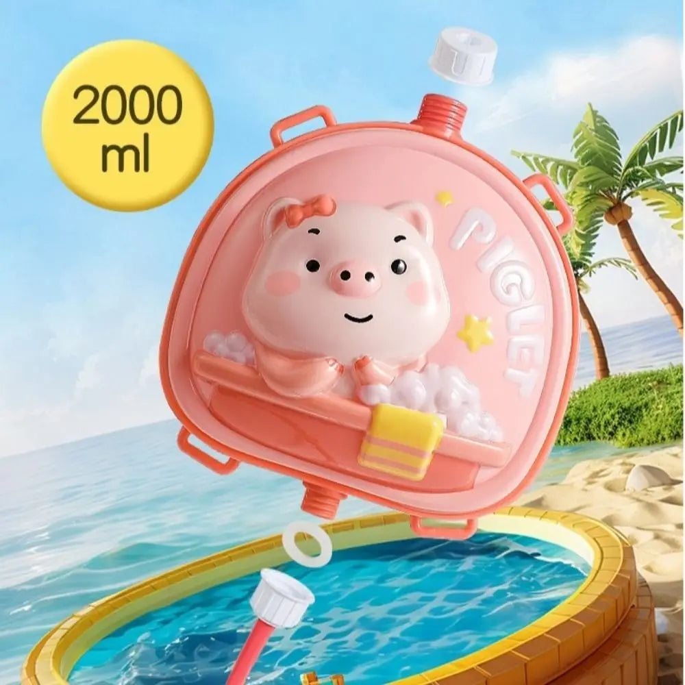Pull Type Children Backpack Water Spray Toy Powerful Range Large Capacity Long-range Water Battle Props Easy To Fill
