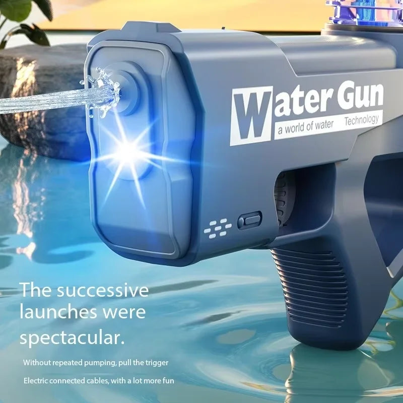 Electric Water Guns For Adults Powerful Squirt Automatic Water Suction Water Blasters Summer Outdoor Beach Toy For Boys Kid Gift