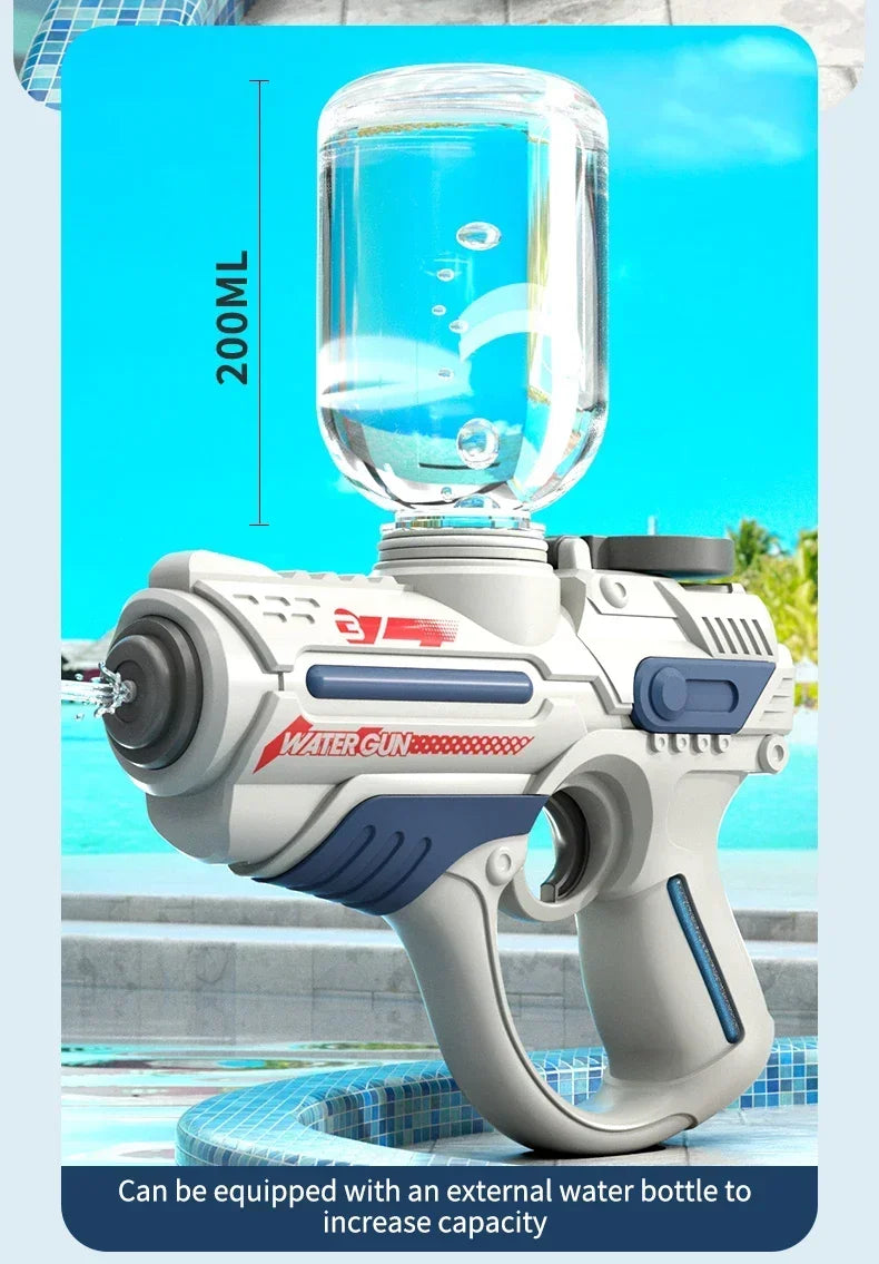 Kids Electric Water Gun Fully Automatic High Pressure Water Blaster for Boys Summer Beach Pool Party Water Fighting Play Toys