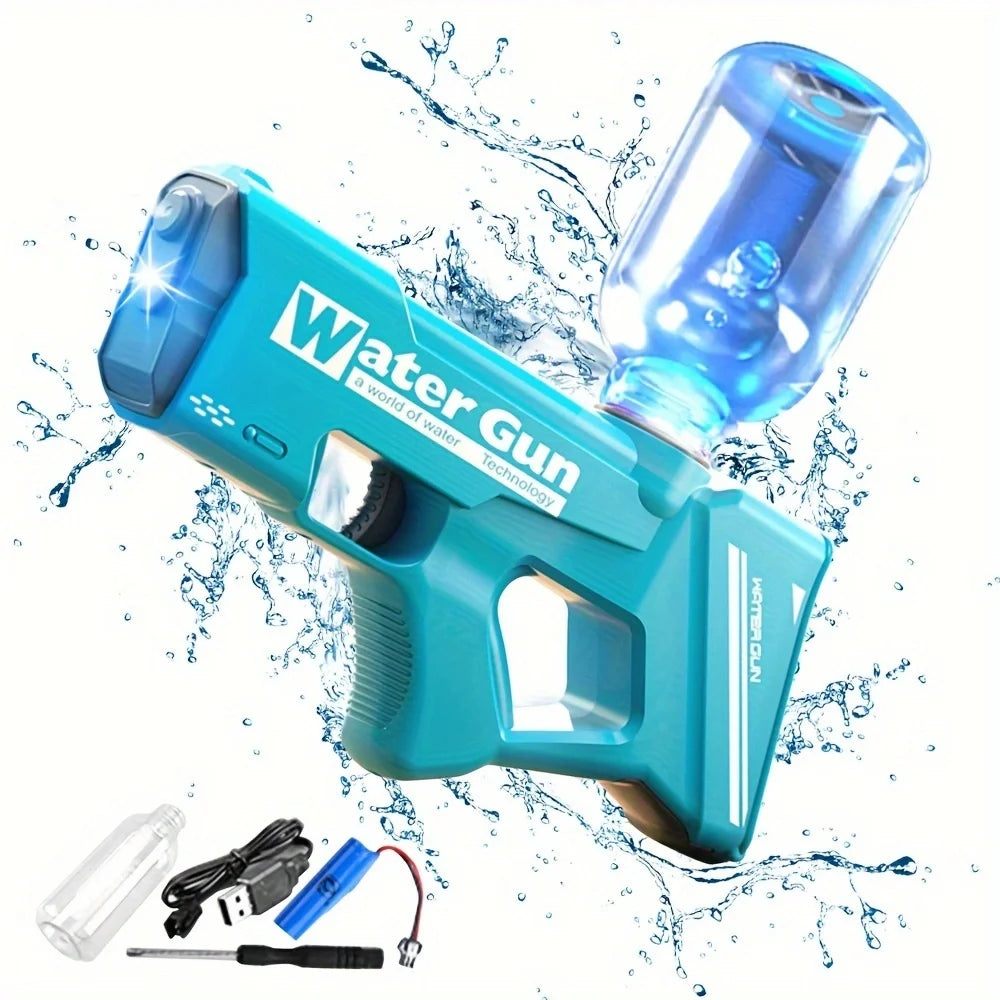 Electric Water Guns For Adults Powerful Squirt Automatic Water Suction Water Blasters Summer Outdoor Beach Toy For Boys Kid Gift