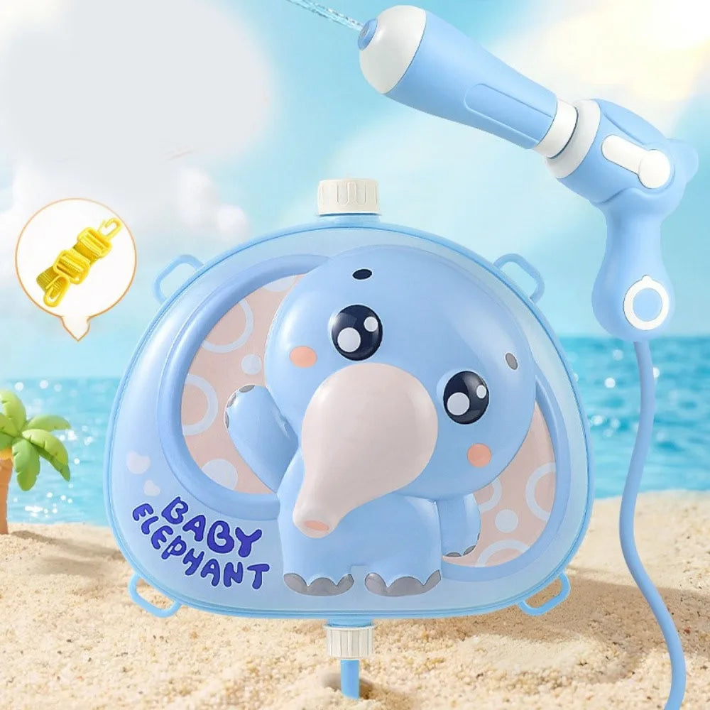 Pull Type Children Backpack Water Spray Toy Powerful Range Large Capacity Long-range Water Battle Props Easy To Fill