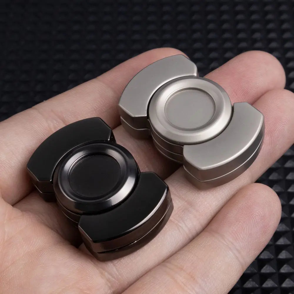 Zinc alloy fidget spinner stress relief anxiety daily carry fidget spinner toy suitable for boys and educational toy