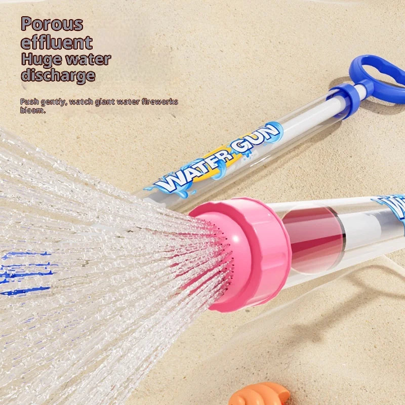 Fun Firework Effect Water Gun for Kids Large Capacity Pump Action 120° Scatter Water Cannon Summer Water Fight Essential Toy
