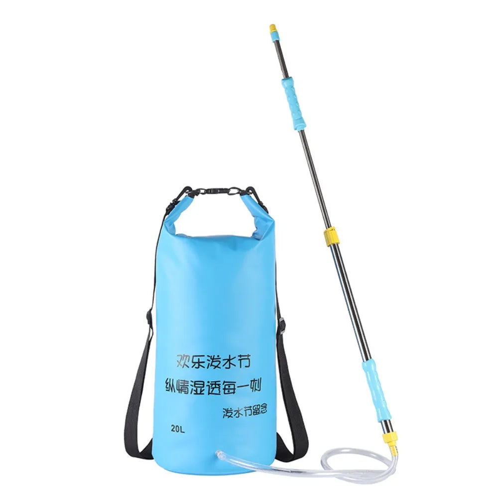 Backpack Style Water Shooter Large Capacity Stainless Steel Foam Sprayer High Pressure Outdoor Design Water Fight Artifact