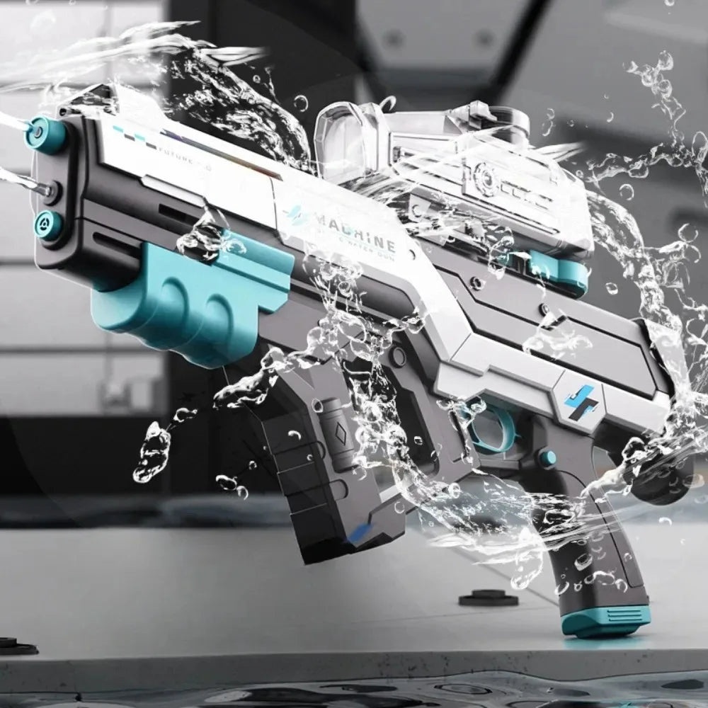Electric Water Gun Automatic Continuous Shooting Water Blaster Summer Outdoor Beach Pool Water Fight Toy for Kids Adults
