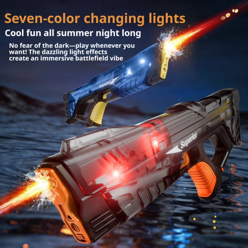 Electric Water Guns For Adults Powerful Squirt Automatic Water Suction Water Blasters Summer Outdoor Beach Toy For boys Kid Gift